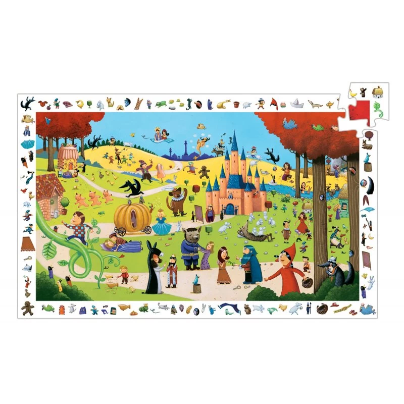 Puzzle Contes 54 Pièces - Djeco 4 Ans 4 Puzzle Contes 54 Pièces - Djeco 4 Ans – Image 2