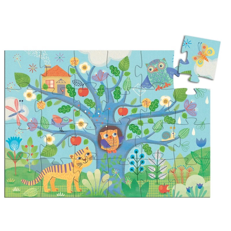 Puzzle 3 Ans Coucou Hibou Djeco 24 Pièces 4 Puzzle 3 Ans Coucou Hibou Djeco 24 Pièces – Image 2