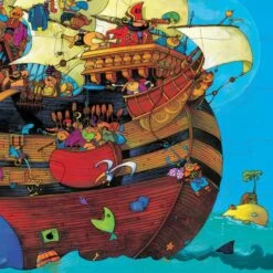 Puzzle Djeco 5 Ans Le Bateau De Barberousse 54 Pièces -Le Monde Heureux De Djeco puzzle le bateau de barberousse 54 pieces 2