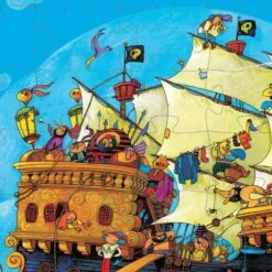 Puzzle Djeco 5 Ans Le Bateau De Barberousse 54 Pièces -Le Monde Heureux De Djeco puzzle le bateau de barberousse 54 pieces 3