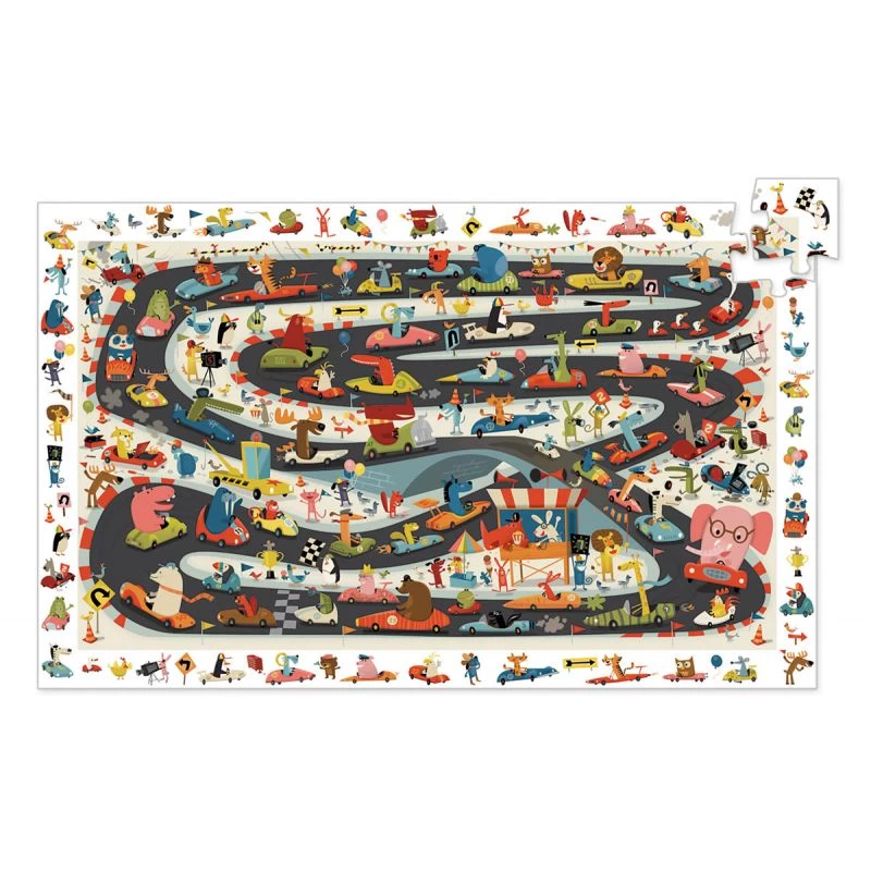 Puzzle D'observation Rallye Automobile 54 Pièces Djeco - 4 Ans 3 Puzzle D'observation Rallye Automobile 54 Pièces Djeco - 4 Ans