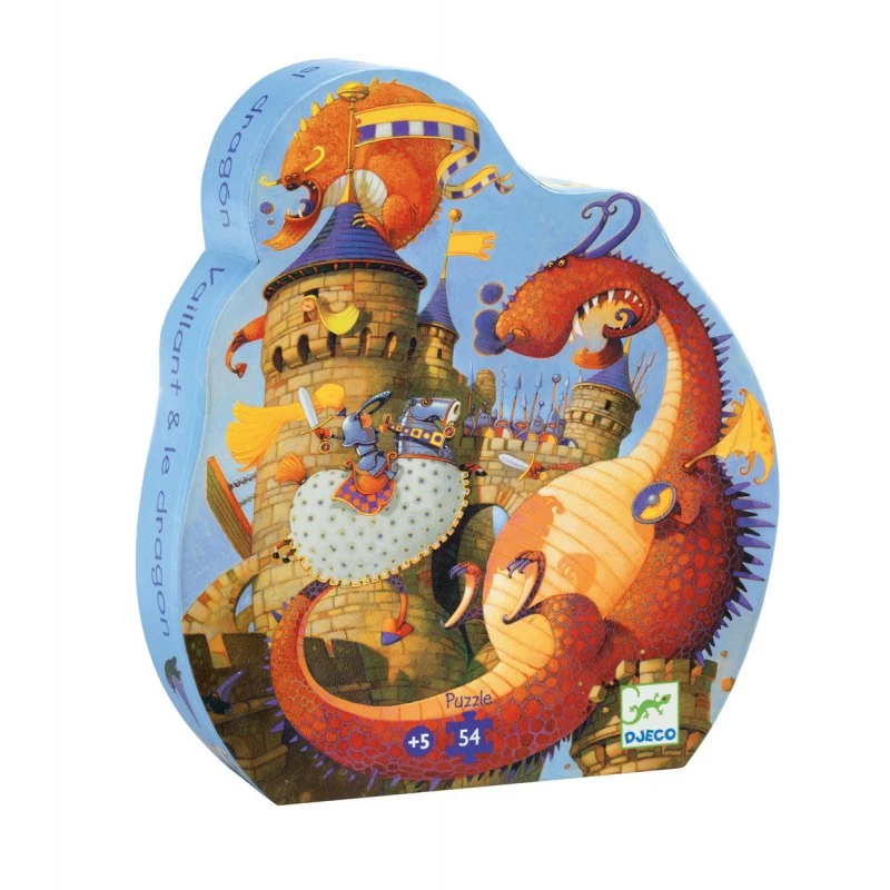 Puzzle Djeco 5 Ans Vaillant Et Les Dragons 54 Pièces 4 Puzzle Djeco 5 Ans Vaillant Et Les Dragons 54 Pièces – Image 2