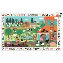 Puzzle La Ferme 35 Pièces - Djeco 3 Ans