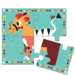 Djeco Rigolo N'co - 4 Puzzles 2 Ans 4 Pièces -Le Monde Heureux De Djeco rigolo and co 4 puzzles 4 pieces 2