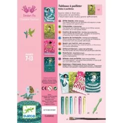 Djeco Robes à Paillettes - Tableaux à Pailleter 8 Djeco Robes à Paillettes - Tableaux à Pailleter -Le Monde Heureux De Djeco robes a paillettes tableaux a pailleter 2