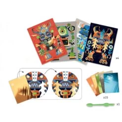 Djeco Robots - Tableau De Métal -Le Monde Heureux De Djeco robots tableau de metal 2