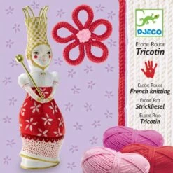 Djeco Tricotin Elodie Rouge