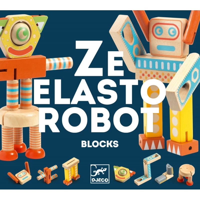 Djeco Ze Elastorobot - Jeux De Construction Dès 3 Ans 3 Djeco Ze Elastorobot - Jeux De Construction Dès 3 Ans
